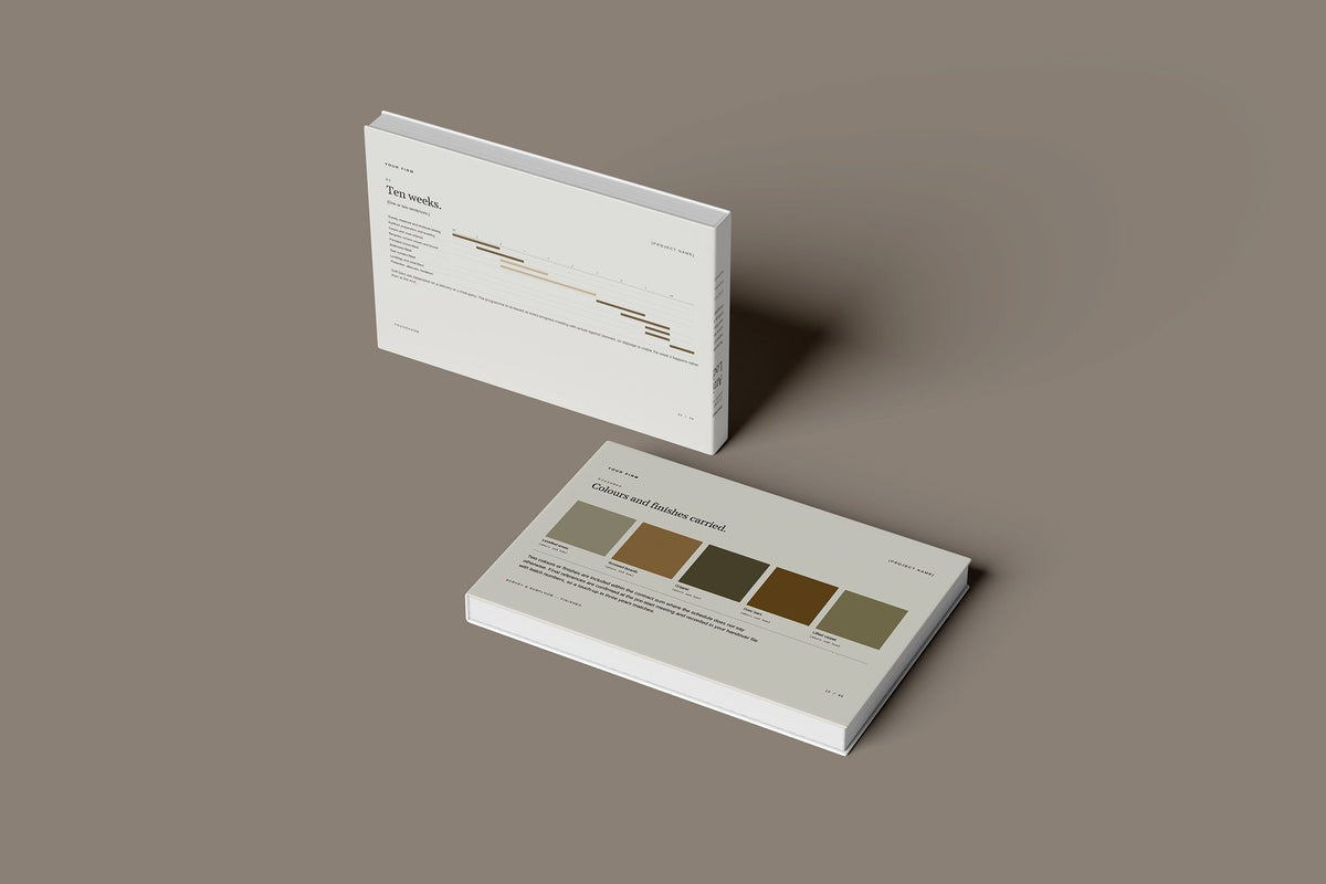 Carpet Client Package, Oat colourway, floating books mockup