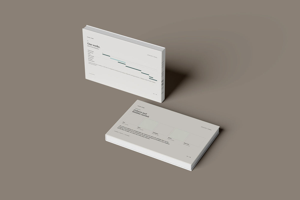Exterior Cleaning Client Package, Standard colourway, floating books mockup