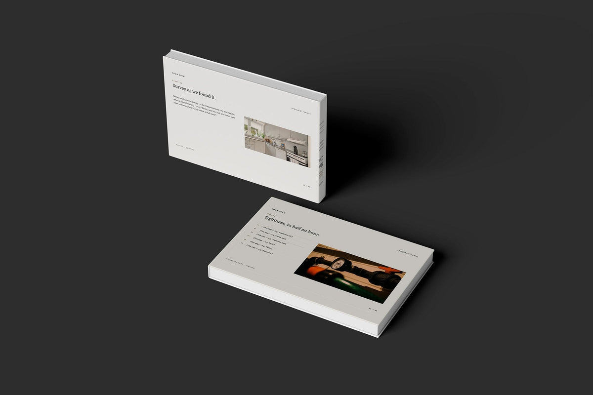 Gas Engineer Client Package, Standard colourway, floating books mockup