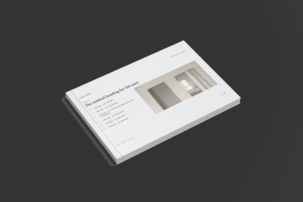 Multi-Trade Client Package, Slate colourway, closed magazine mockup