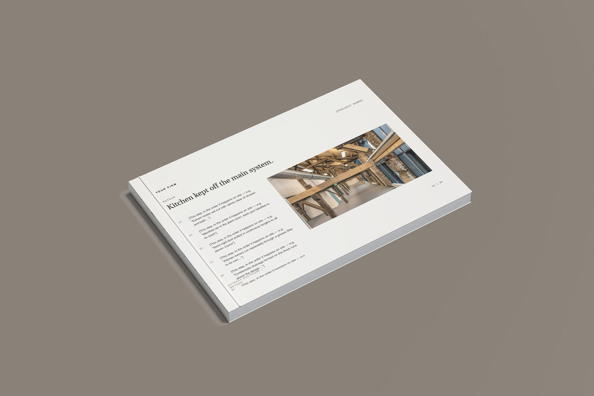 MVHR Client Package, Standard colourway, closed magazine mockup