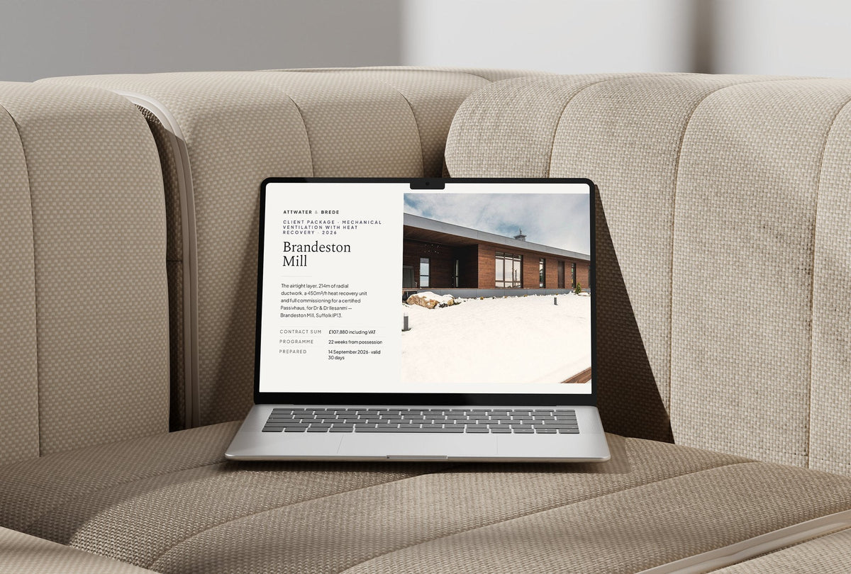 MVHR Client Package, Standard colourway, laptop screen mockup