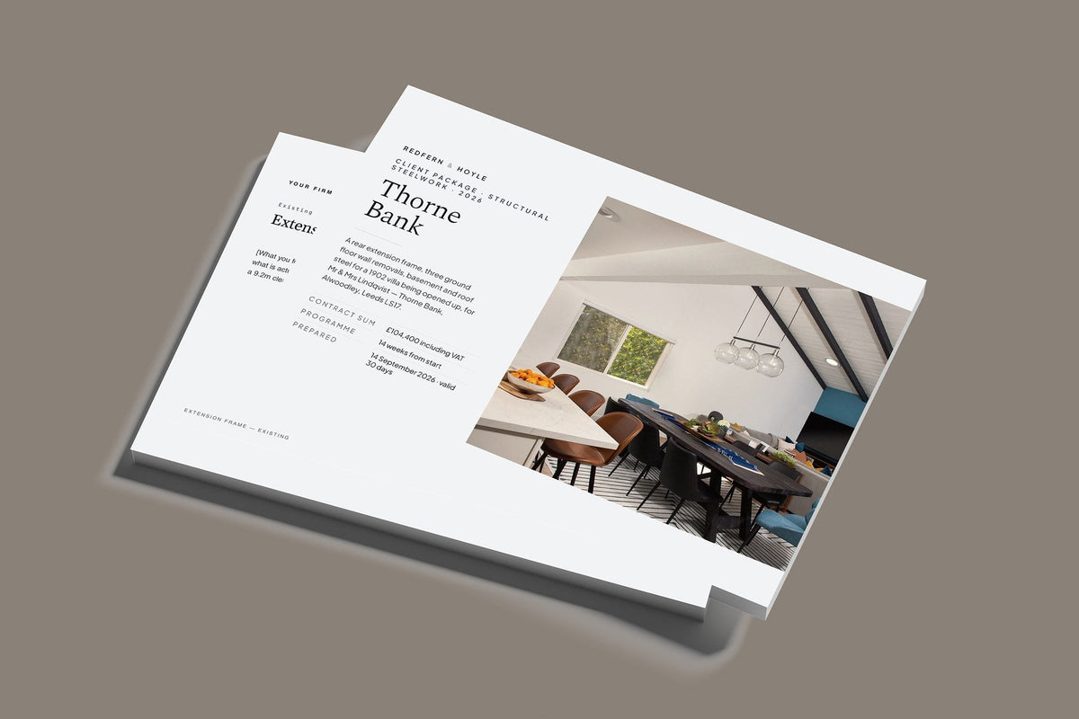 Structural Steel Client Package, Slate colourway, stacked books mockup