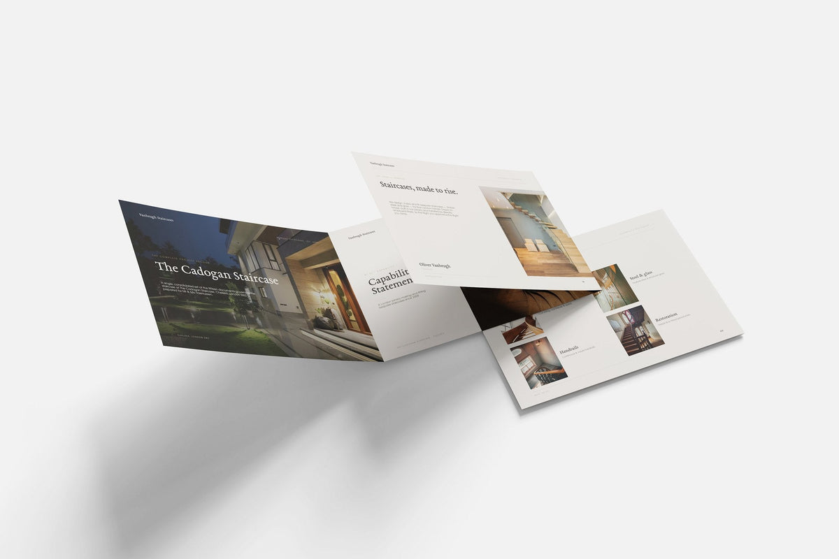 Staircase Maker Project Pack in PowerPoint, printed documents stacked
