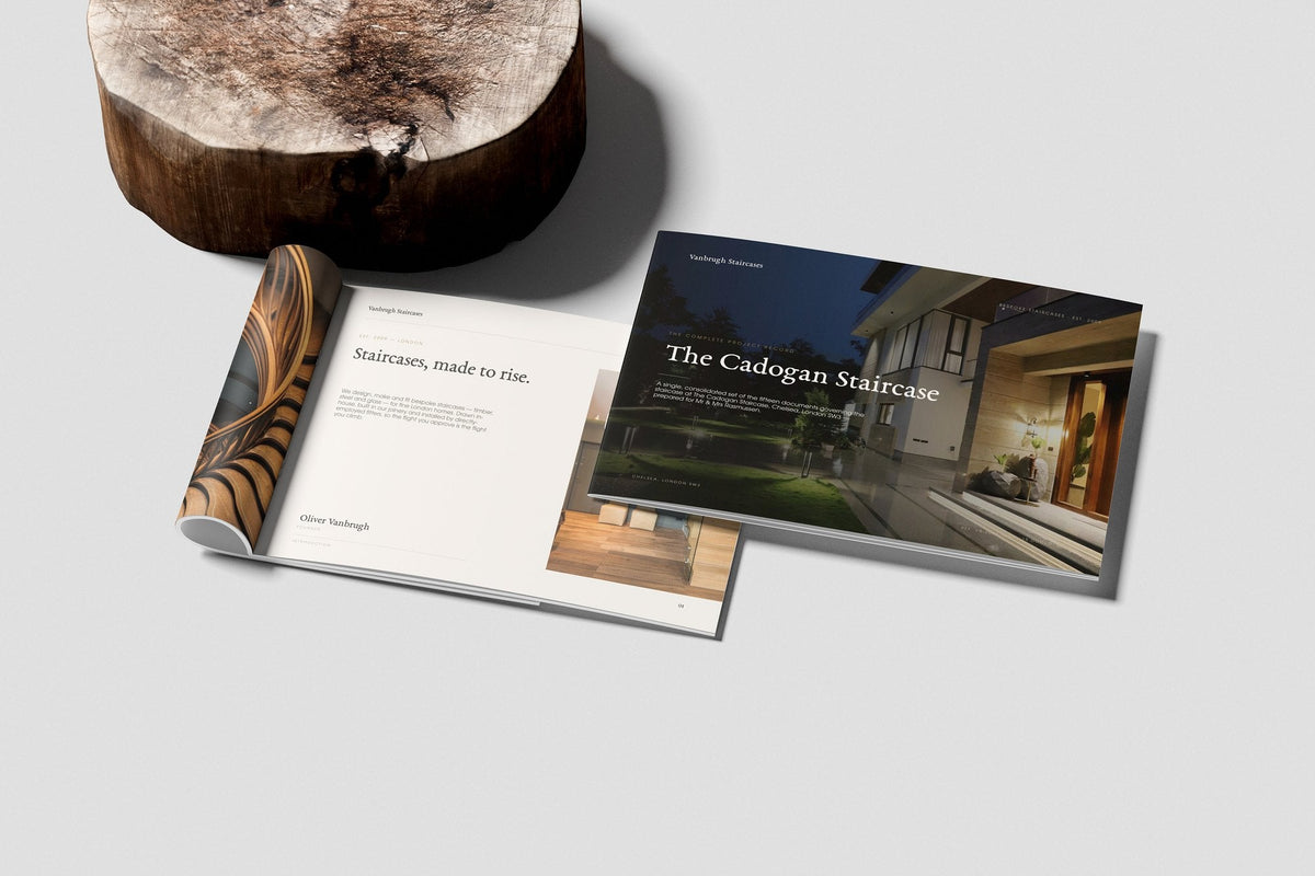 Staircase Maker Project Pack in PowerPoint, printed and rolled