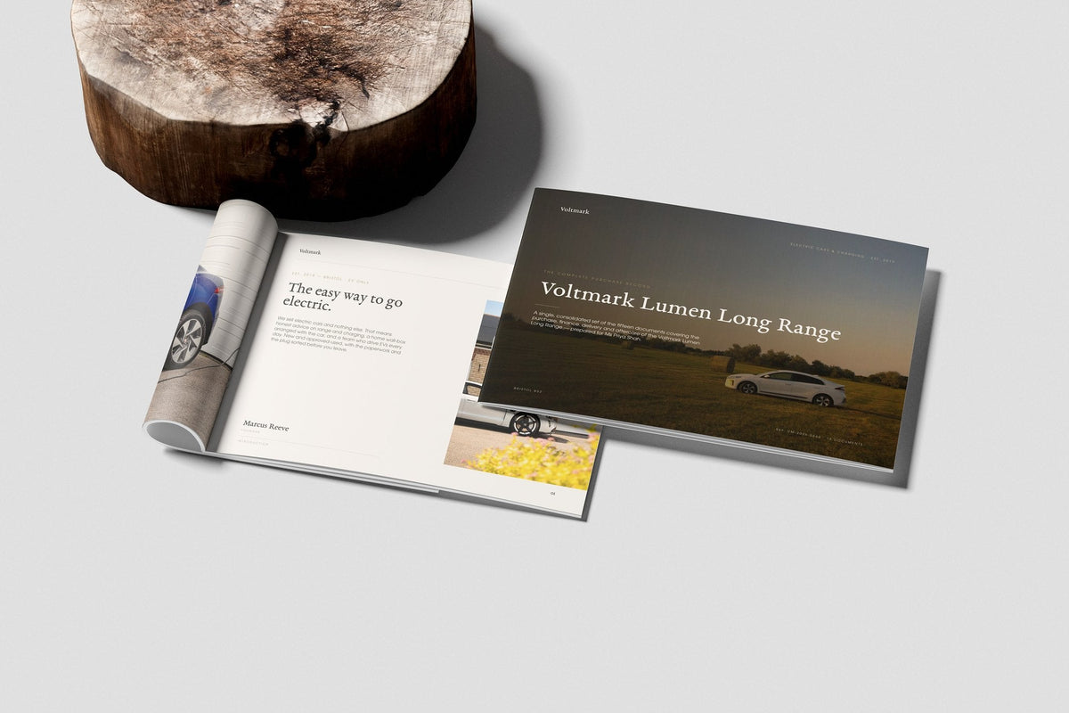 Electric Car Dealer Customer Pack