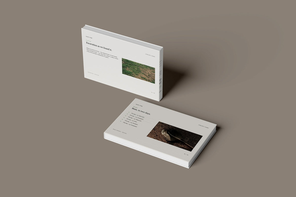 Artificial Grass Client Package, Standard colourway, floating books mockup