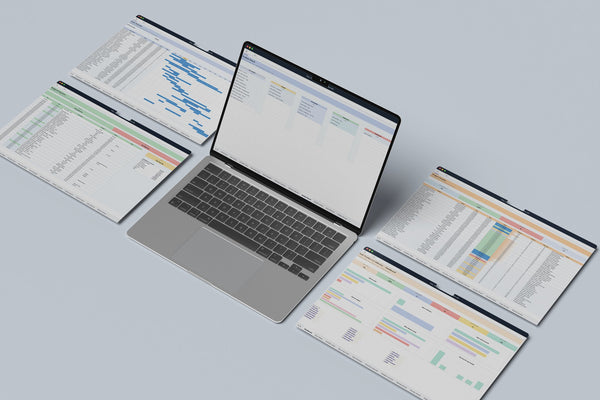 Asbestos Removal Task Tracker Excel Template | Kanban, Gantt, Calendar ...