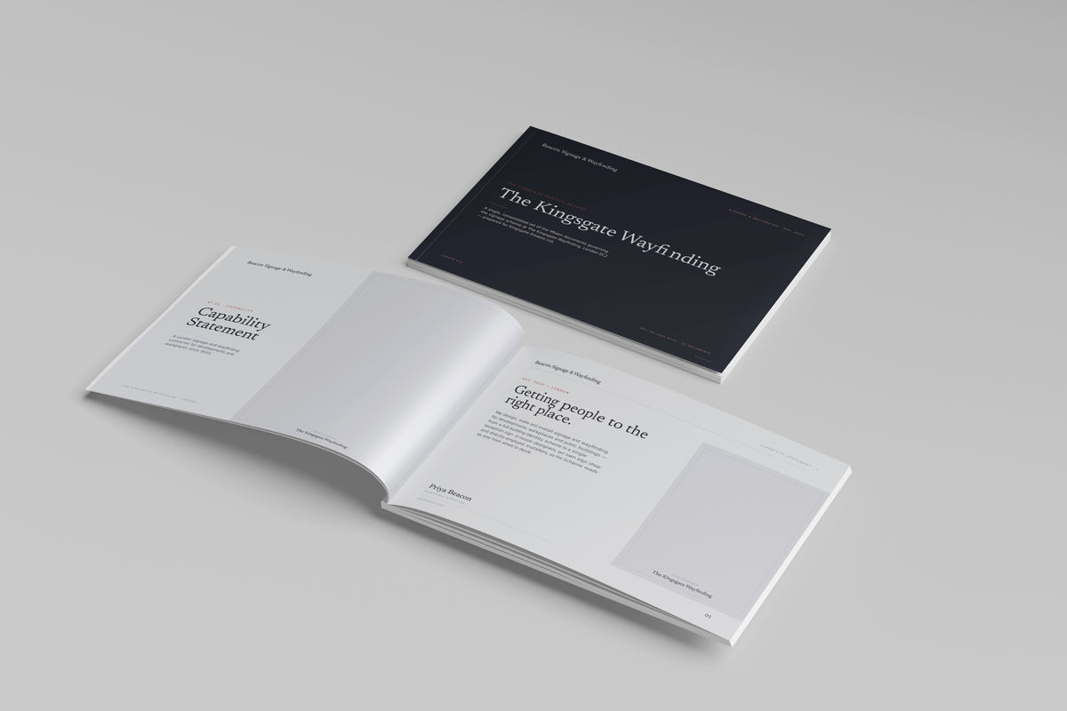 Sign Maker Project Pack in PowerPoint, printed cover shown at an angle
