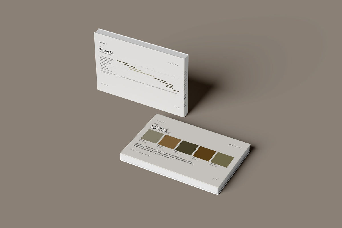 Carpet Client Package, Standard colourway, floating books mockup