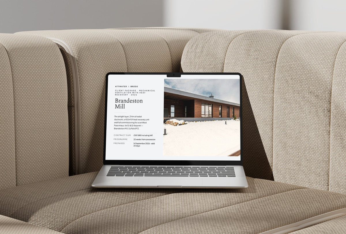 MVHR Client Package, Slate colourway, laptop screen mockup
