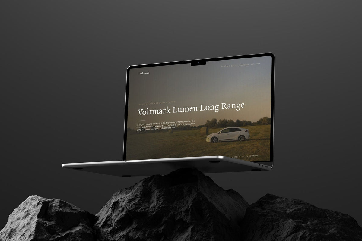 Electric Car Dealer Customer Pack