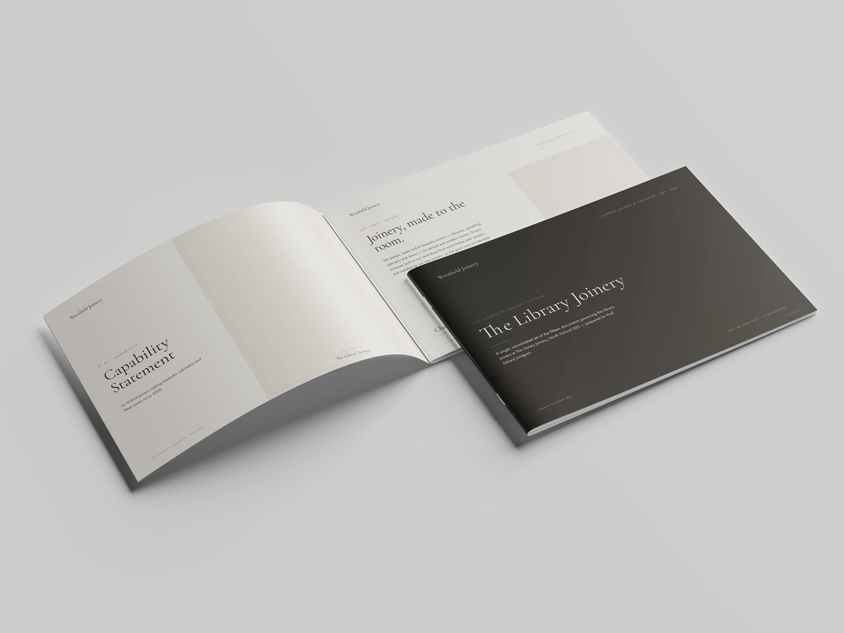 Bespoke Joiner & Cabinet Maker Project Pack