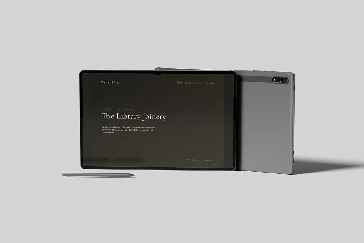 Bespoke Joiner & Cabinet Maker Project Pack